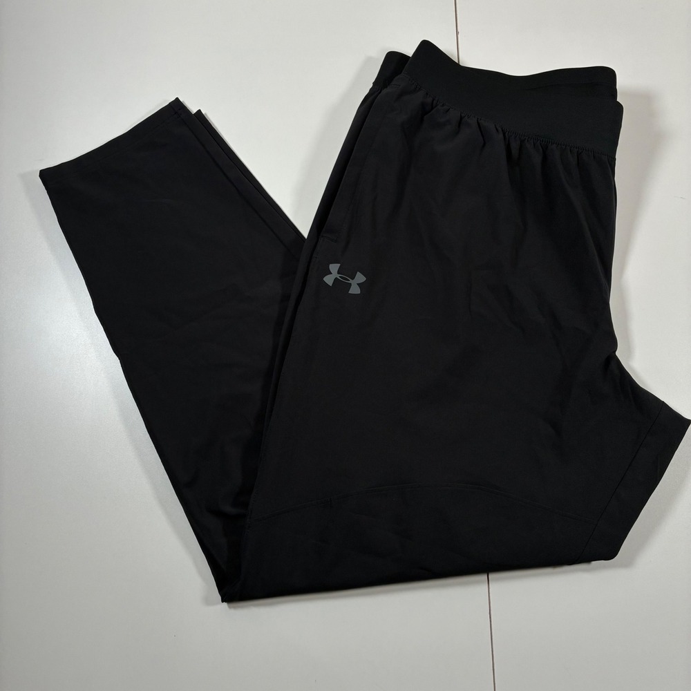 Under Armour Jogger Pants 2XL Black Fitted Athletic Training Activewear